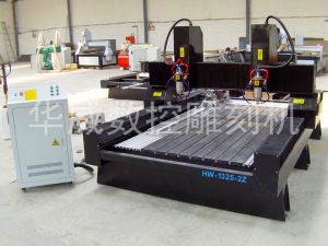 通辽霍林郭勒双头立体多功能石材雕刻机HW-1325-2Z